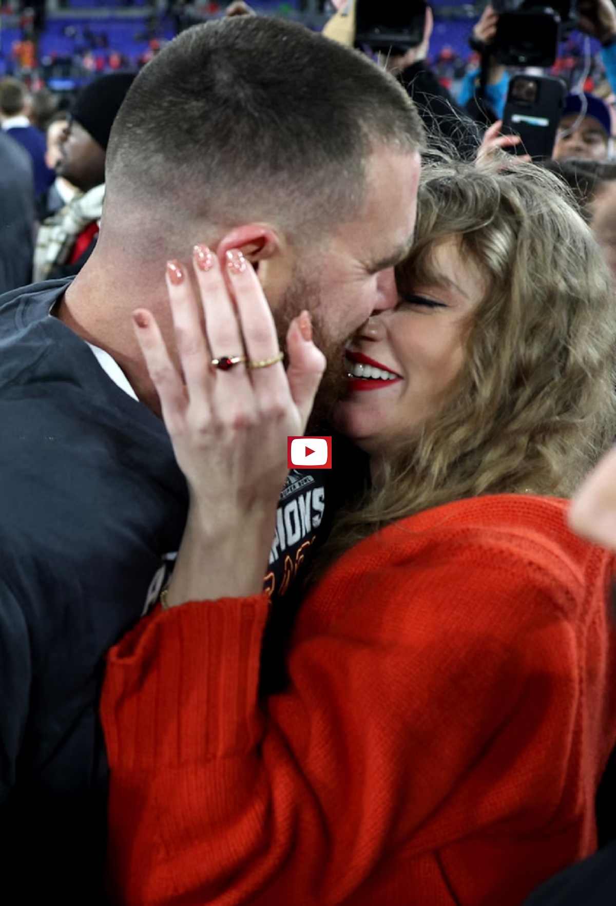 Travis Kelce makes acting debut! Taylor Swift's boyfriend pictured on set of Ryan Murphy's Grotesquerie - five years after she starred in box office bomb Cats