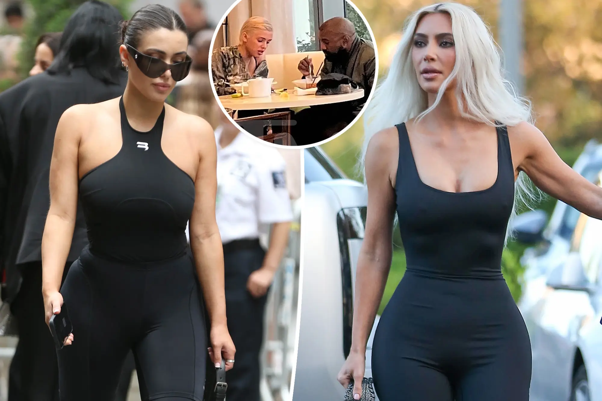 Bianca Censori copying Kim Kardashian to make Kanye West forget about his ex